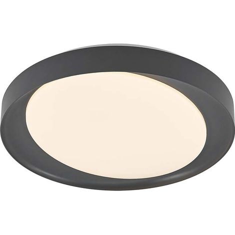 [GEBRAUCHT] B-Ware Lindby Deckenleuchte Alyano LED dimmbar RGB CCT Fernbedienung 48cm dunkelgrau (1/2)