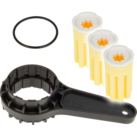 tecuro Ölfilterschlüssel für Heizölfilter inkl. Siku-Filtereinsatz 50-70 my und O-Ring (1/4)