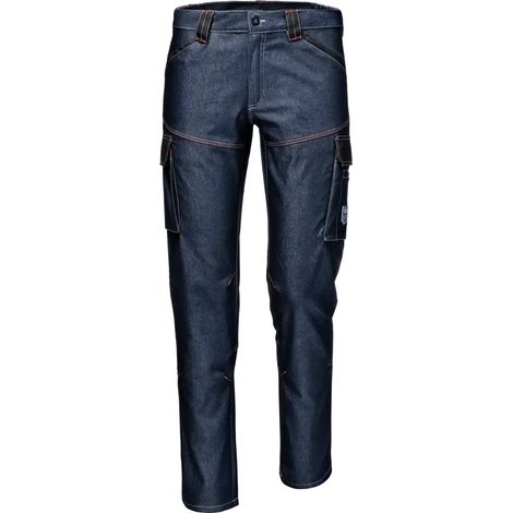 SIR SAFETY SYSTEM SYMBOL DENIM STRETCH Pantalon de travail denim stretch multipoches indigo Taille 38