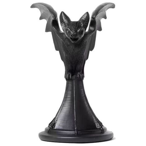BUNTHAUS Bougeoir chauve souris, Statue de jardin, décoration en résine, décoration de maison (1/3)