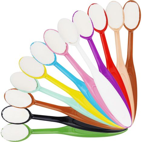 Lot de 12 pinceaux de mélange d'encre – Pinceaux colorés pour loisirs créatifs, fabrication de cartes et scrapbooking (1/5)