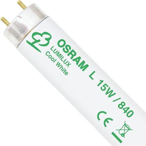 Osram t8 lampade fluorescenti lineari d 26 mm l 15w/840 flh1 g13 l15840