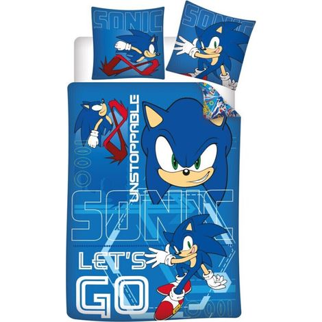 Parure de lit réversible Sonic Techno - 140 cm x 200 cm