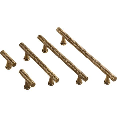 Compatible avec les boutons de porte en laiton massif martelé (1/5)