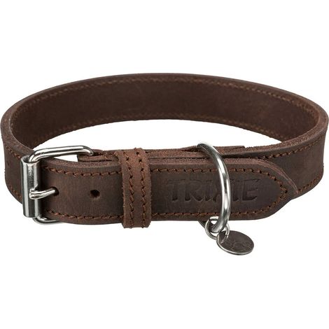 Collar para Perro Trixie Rustic Marrón oscuro M 37-44 cm (1/4)
