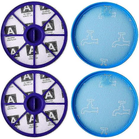 Filtres lavables de rechange Hoover DC29, DC19, DC19T2, DC20 et DC21 (paquet de 2) (1/2)