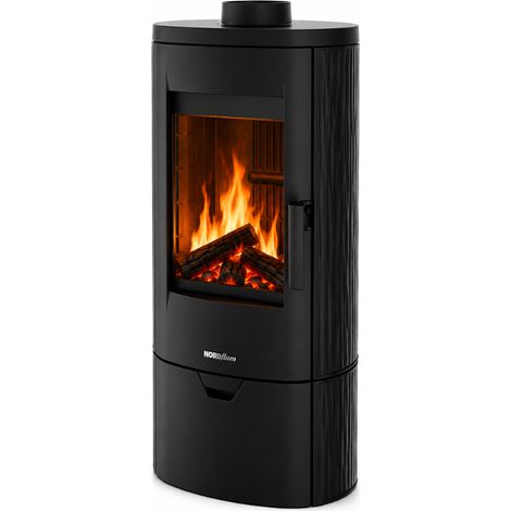 Poêle à bois NORDFLAM - PALERMO 8 kW en Fonte - (1/5)