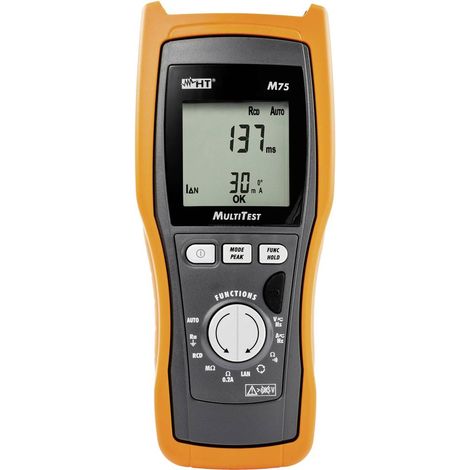 HT Instruments M75 Tester per installazioni Calibrato (ISO) Norma VDE 0100, 0413 (1/2)