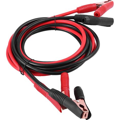 Câbles de démarrage de batterie, 4 mètres 2200a Câble de démarrage de puissance de voiture Câbles de démarrage de batterie d'urgence Câbles de démarrage pour essence et diesel, voiture (1/5)