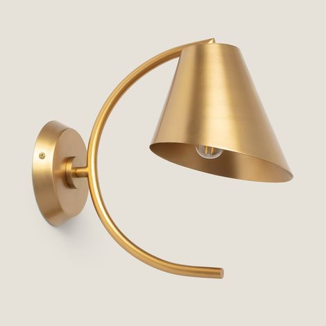 Aplique de Pared Metal Edern Dorado (1/5)