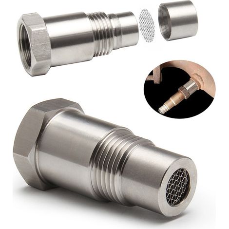 Adaptateur rallonge pour sonde lambda M18x1.5 - 46.5mm - Compatible avec catalyseur automobile (1/5)