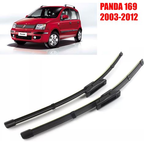 DISCORAMA® KIT 2 SPAZZOLE TERGICRISTALLO ANT FIAT PANDA (169) DAL 2003-2012 575MM+400MM (1/5)