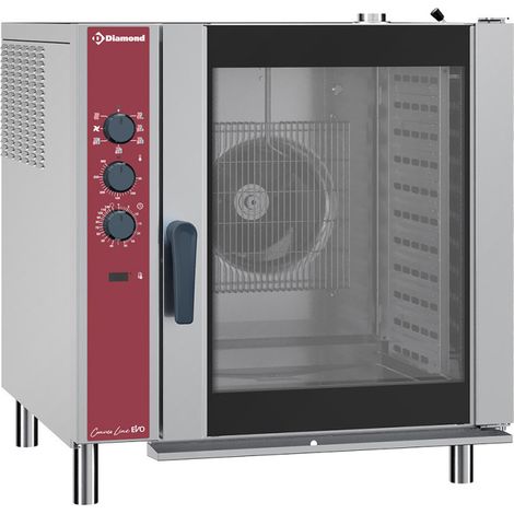 Four à convection électrique -10x GN 1/1 / humidificateur - Diamond