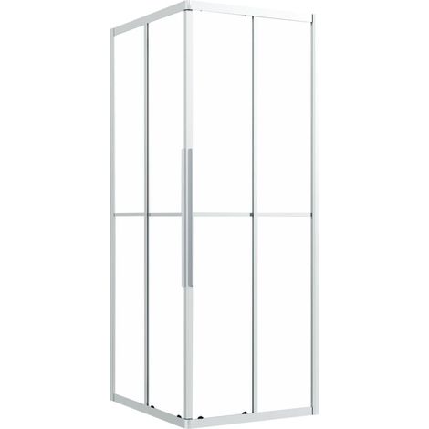 Cabine de douche ESG dépoli 90x70x180 cm CFW388977 (1/5)