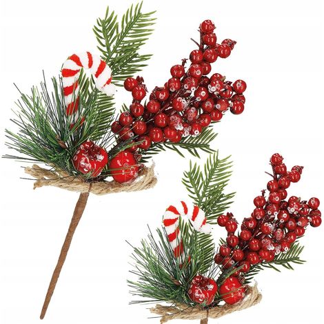 RAMO ARTIFICIALE DI SORBO DECORAZIONE NATALIZIA RAMO ARTIFICIALE DI SORBO DECORAZIONE DI NATALE