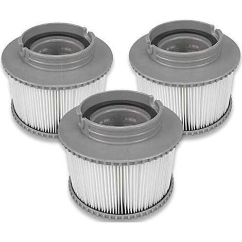 Filtre,Cartouches de Filtre de Piscine,Filtre Cartouches de Rechange de Filtre pour Baignoire,Spa,Piscine (3PCS) (1/5)