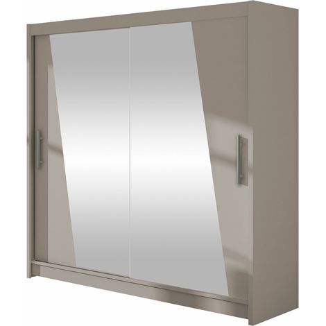 Armario Closico 144, Cachemira, 215x180x58cm, Puertas de armario: Correderas, Número de estantes: 5