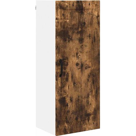 Meuble mural de cuisine,Armoire de cuisine avec porte Chêne fumé 40 x 31 x 100 cm CFW73581 (1/5)