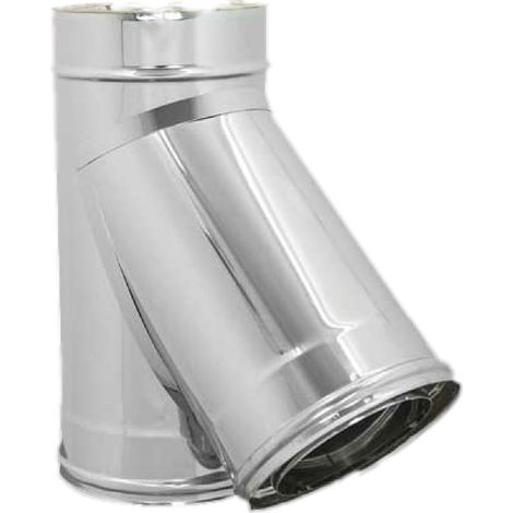 RACCORDO DOPPIA PARETE A 'Y' 135 ° EE ¸ cm 25/30 - KASART