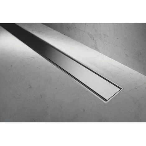 Easy Drain Compact 30 caniveau de douche taf low zero 80cm m1 garde d'eau 30 mm acier inoxydable brossé (1/5)