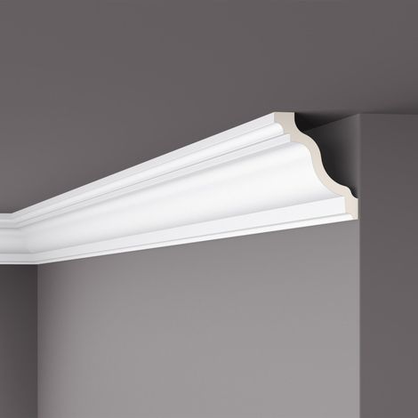 Eckleiste NMC Z22 ARSTYL Noel Marquet Zierleiste Stuckleiste Zeitloses Klassisches Design weiß 2 m (1/5)