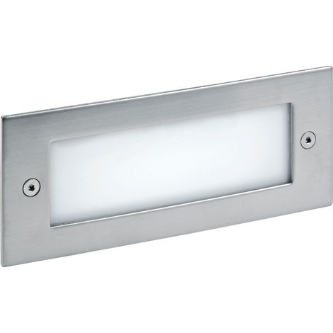 DINO Encastré Mur extérieur IP65 IK07 LED 4000K pour balisage face inox 304 ARIC 51781 (1/3)
