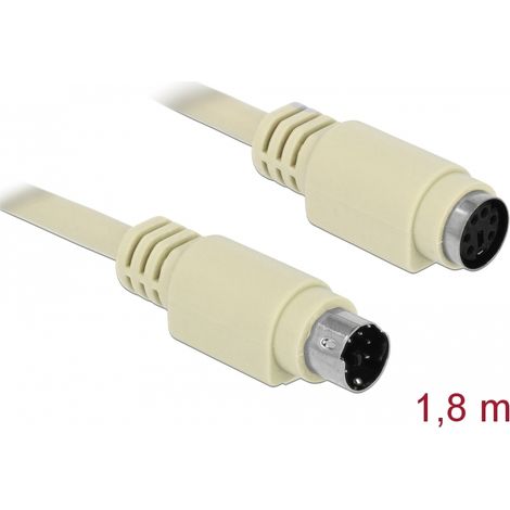Delock Alargador PS/2 de 1,8 m