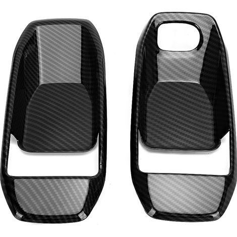 Poignée de porte intérieure pour Jeep Wrangler JL 2018+ - Film adhésif de protection anti-rayures, garniture en relief noir, set de 4 autocollants de décoration (1/5)