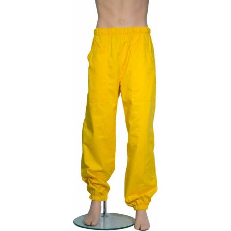 Pantalone da apicoltore in cotone con elastici e cerniere alle caviglie Taglia XXL XXL