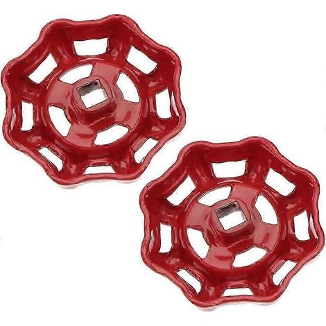 Pompes 2 pièces rouge 7x7mm en fer, poignée supérieure de la partie volante de la vanne d'arrêt, vanne à siège incliné (1/5)