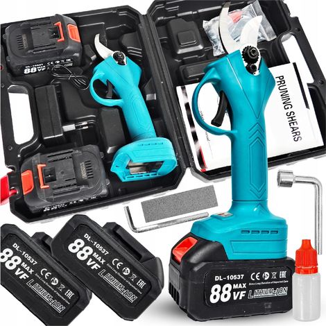 AKKUBETRIEBENE ELEKTRISCHE GARTENSCHERE + 2 x 21-V-AKKU