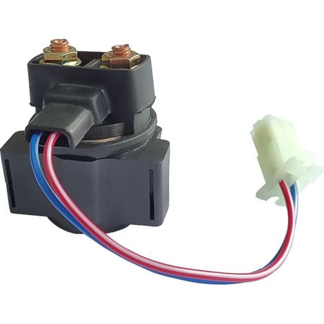 Relais de démarreur pour moto compatible avec le quad Yamaha Big Bear 350 YFM350 (1987-1999). (1/4)