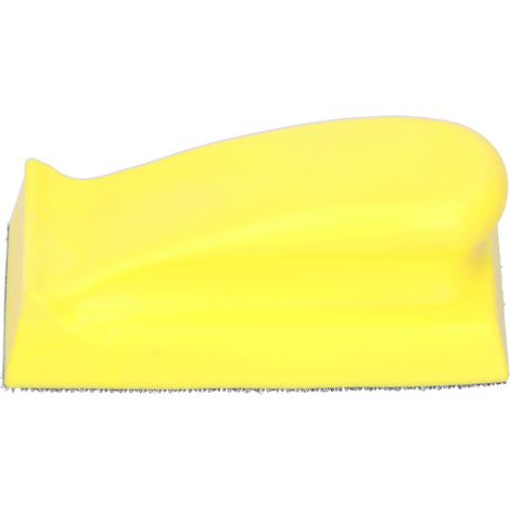 Bloc de ponçage manuel rectangulaire avec tampon abrasif auto-adhésif, outil de polissage pour le travail du bois, 135 x 70 mm
