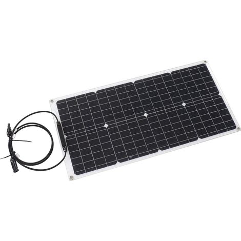 50W 18V Solarmodul, monokristallin, IP65 wasserdicht, tragbares Solar-Photovoltaikmodul für Auto, Wohnmobil, Boot (1/5)
