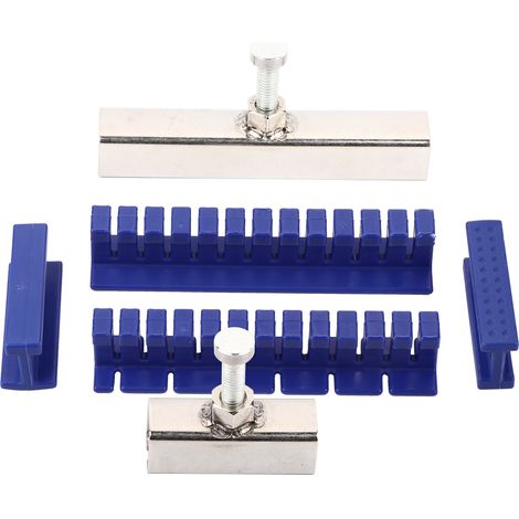 Kit d'outils de débosselage pour carrosserie, kit de réparation de bosses pour véhicules, extracteur de bosses bleu (1/5)