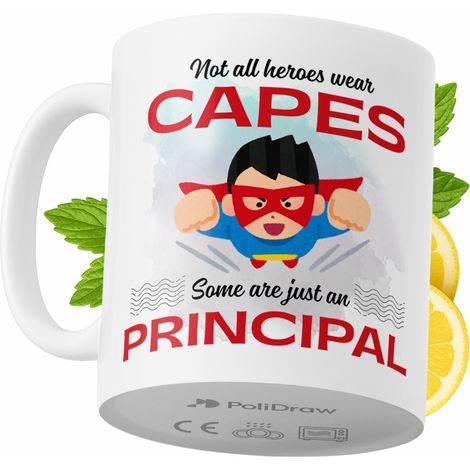Lustige Tasse für Schulleiter – Kaffee- oder Teetasse mit witzigem Textdesign – ideal für Geburtstage, Namenstage, Feiertage und besondere Anlässe. Hochwertige Tasse für Zuhause, Büro und Arbeit. Farb
