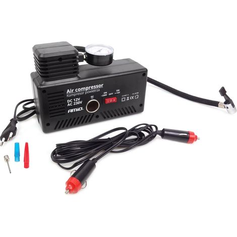 Bomba compresora para coche 12V 230V acomp-13 amio-02188 (1/5)