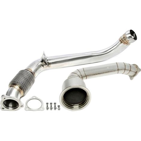 Downpipe Echappement Inox Porsche Panamera S / 4S 3.0T type 971 de 2016 a 2019-41270958 (1/2)