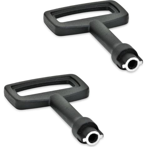 Ganter Norm elementi verriegelungen tramite chiave – GN 115 Comando con doppia Bart 2 pezzi, nero, GN 119.2-86-VDE5-SW (1/3)