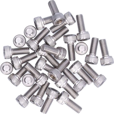 Kit de 30 vis à tête creuse M5 A2-70 pour la maintenance et la réparation (M5x12). (1/5)