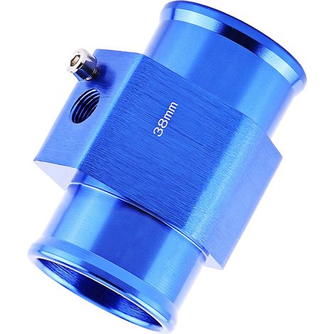 Universeller Metallanschluss für Wassertemperatursensor, 38-mm-Schlauchadapter, blau, Autoteil (1/5)