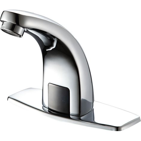 RHG Robinet sans Contact Automatique Infrarouge Capteur Robinetterie lave main de Lavabo de Cuisine et Salle de Bain