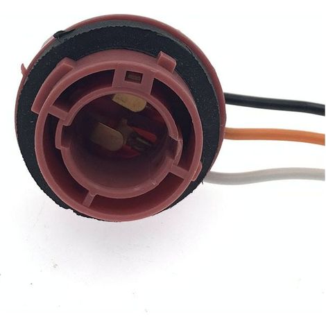 Base universelle pour feu stop, clignotant et feu arrière automobile : support de lampe à angle plat à un fil 1156, support de lampe à pas haut/bas à deux fils 1157 -- support de lampe simple (pas hau