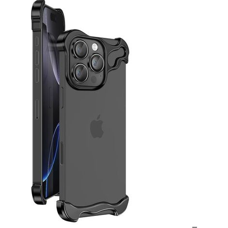 Coque de Protection Design pour iPhone 16 Pro Max avec Verre trempé Caméra Noir (1/5)