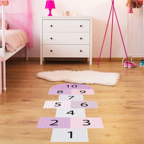 Stickers Sol Anti-dérapant avec Protection - SOL MARELLE GIRLY - 1 sticker de 60x100cm (1/5)