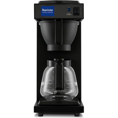 Percolateur café avec 1 carafe 1,8 litres et 2 plaques chauffantes, remplissage d'eau manuel 190x370x440 mm - VIRTUS