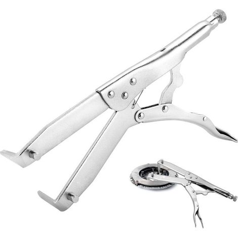 1 Outil de maintien d'embrayage, acier 45, ouverture réglable jusqu'à 12,7 cm, pour moyeux à dents carrées, pignons de volant moteur, démontage panier d'embrayage (1/4)