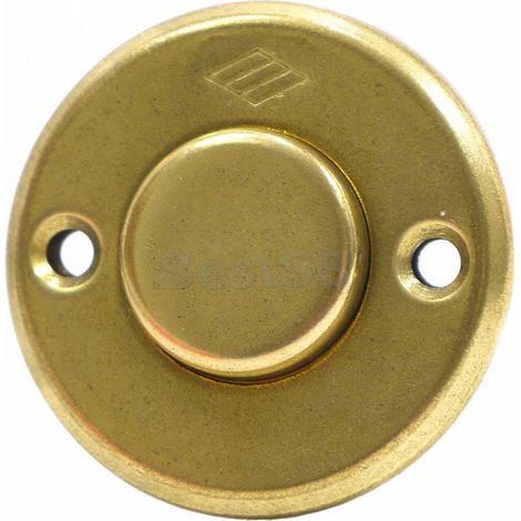 CISA ART. 06110.00 PULSANTE IN OTTONE. Prezzo per 1 pezzo. (1/2)