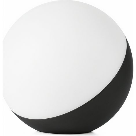Forlight Sphere - Lámpara Portátil para Jardín con Batería Recargable. Bola LED para Interior y Exterior IP44 con Intensidad de Luz Regulable. LED 1,5W y Luz Cálida 27000K. Color Negro (1/5)
