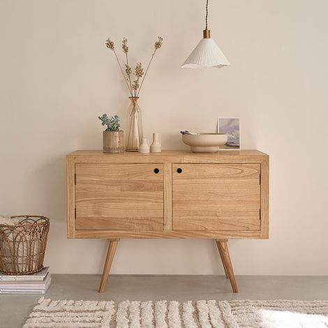 Commode en mindi massif 120 cm (1/5)